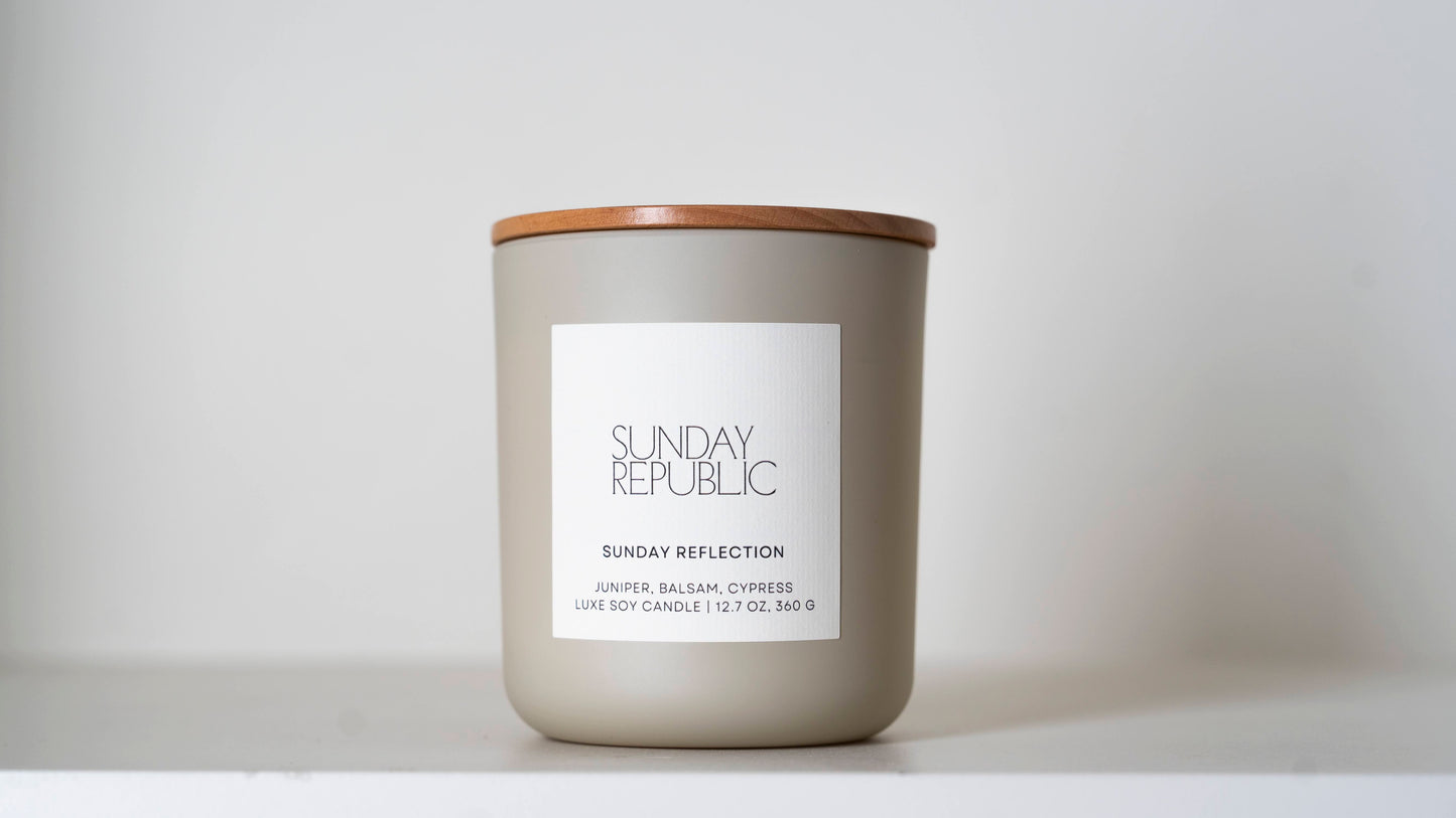 Sunday Reflection Candle