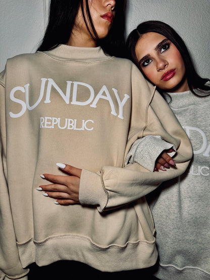 Varsity Mockneck Sweater