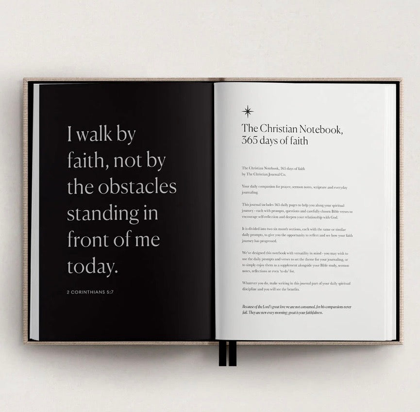 365 Days Of Faith Notebook by The Christian Journal Co.