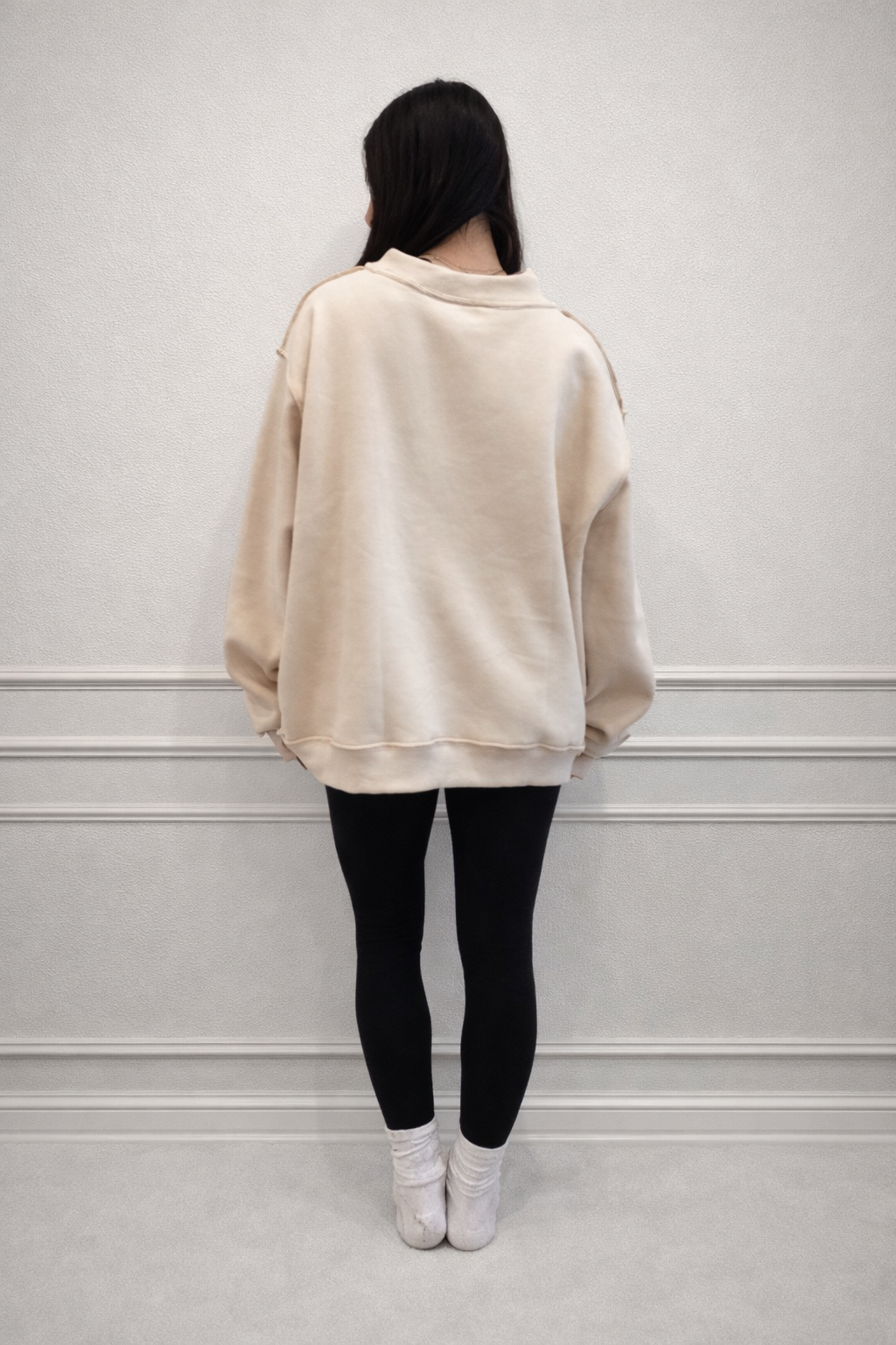 Varsity Mockneck Sweater